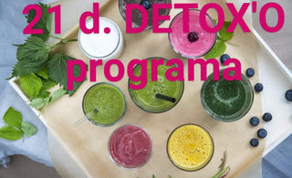 DETOX’O - apsivalymo programa 21 dieną.