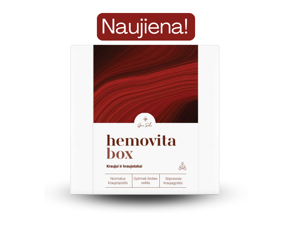 -30% HEMOVITA BOX - Jūsų kraujui ir kraujotakai! - grasole.com