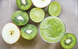 žalias kokteilis Vitaminų įkrova