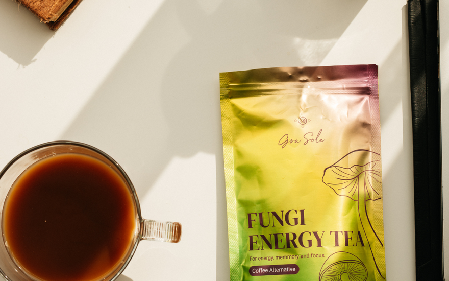 7 Fungi Energy Tea - Kavos Alternatyva Jūsų Sveikatai