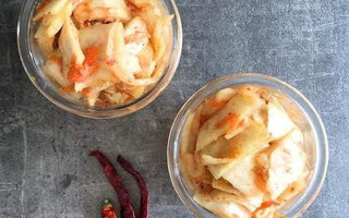 Kimči-korėjietiškai fermentuotos daržovės. Lietuviškas variantas...