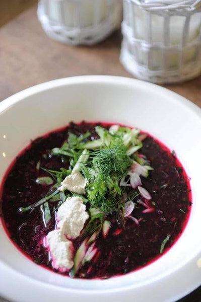 raw/vegan šaltibarščiai.