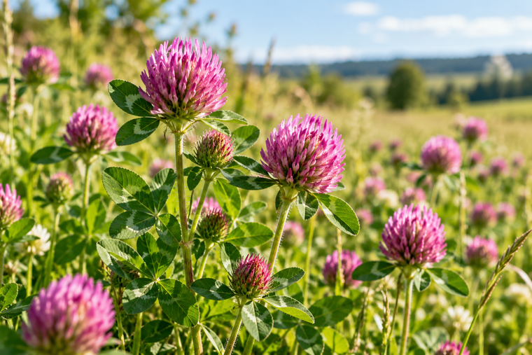 Raudonieji dobilai (Trifolium pratense): kodėl šis pievų augalas ypač domina moteris?