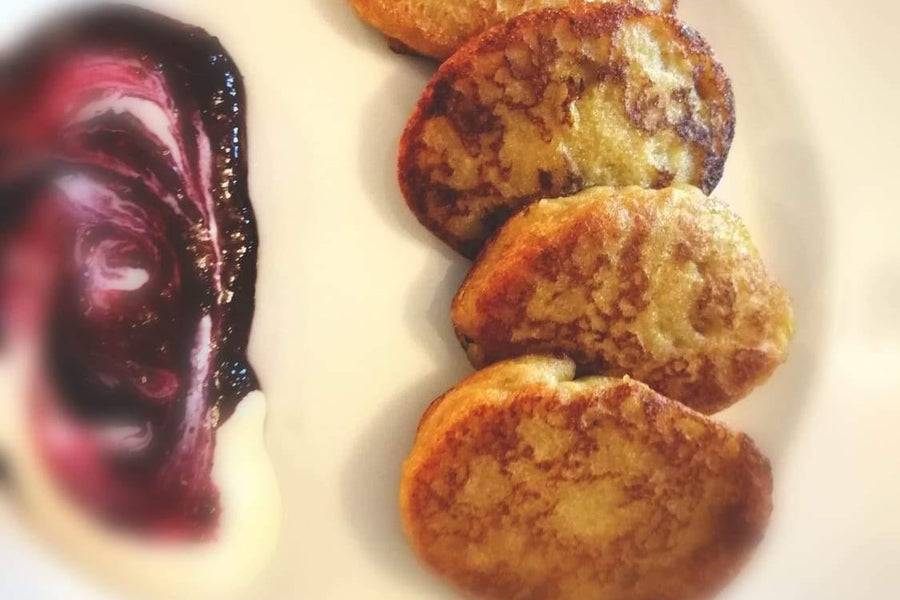 Bananų ir kukurūzų blynai su aquafaba-SUPER BLYNAI.