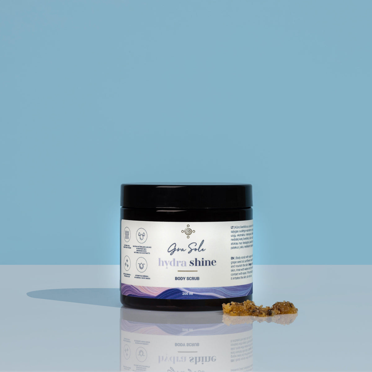 BODY SCRUB, HYDRA SHINE 200 ML