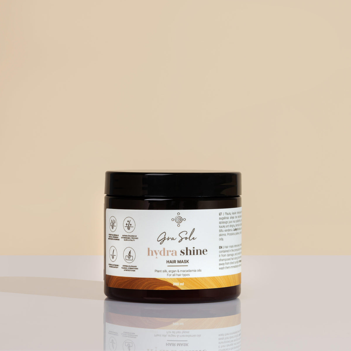 HAIR MASK, HYDRA SHINE 200 ML