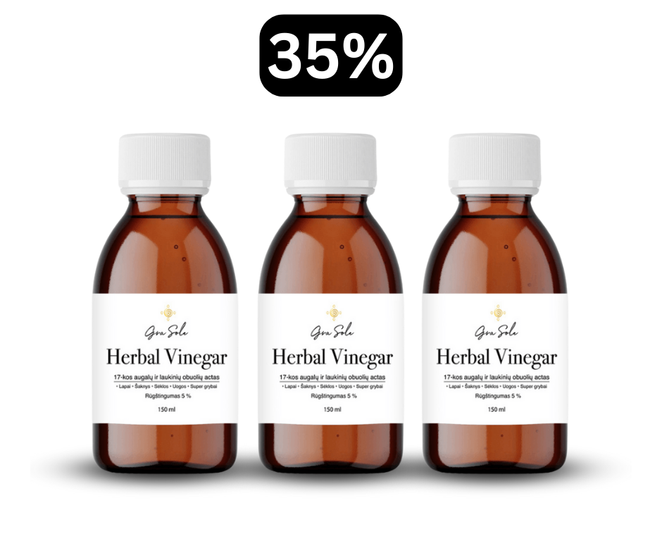 3vnt: -35% HERBAL VINEGAR (Actas, rūgštingumas 5 %) - grasole.com