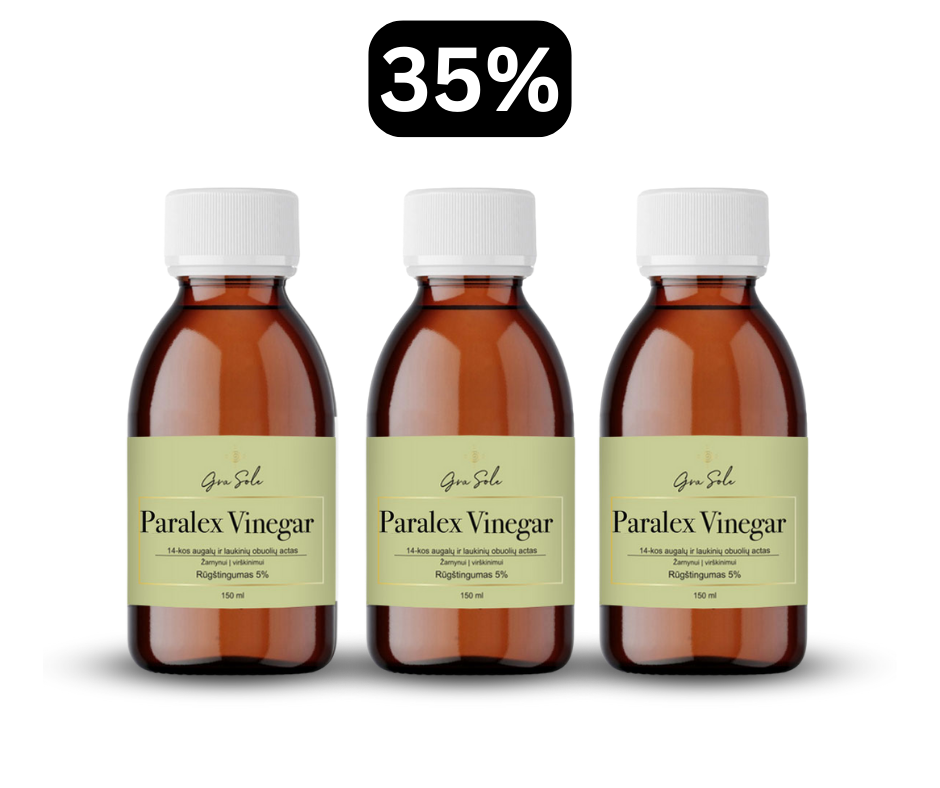 3vnt: -35% PARALEX VINEGAR (actas, rūgštingumas 5 %) - grasole.com