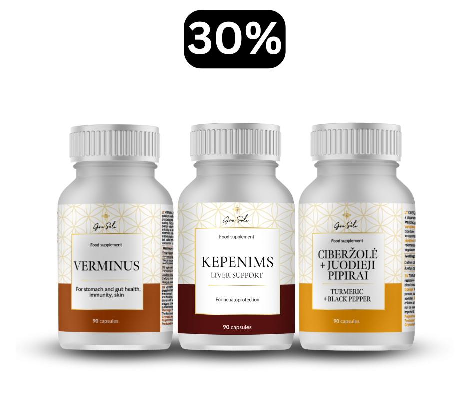 -30% Verminus + Kepenims + Ciberžolė + Juodieji pipirai