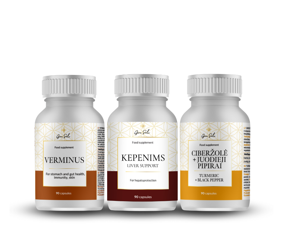 -30% Verminus + Kepenims + Ciberžolė + Juodieji pipirai.
