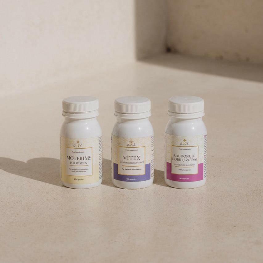 -20% VITEX + RAUDONŲJŲ DOBILŲ ŽIEDAI.