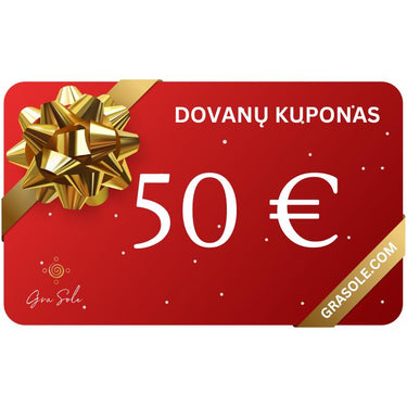 50 eur vertės dovanų kuponas - grasole.com