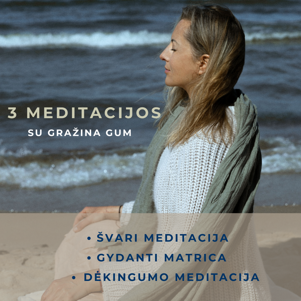 3 MEDITACIJŲ rinkinys🧘‍♀️ - grasole.com