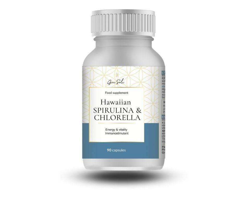 HAWAIIAN SPIRULINA & CHLORELLA.