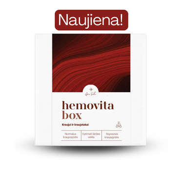 -30% HEMOVITA BOX - Jūsų kraujui ir kraujotakai! - grasole.com