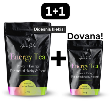 1+1 Energy Tea (arbata) - grasole.com