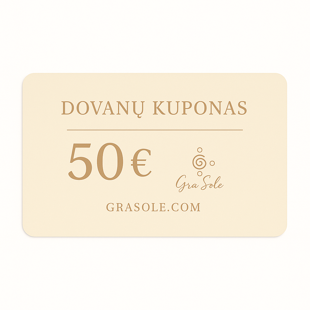 50 eur vertės dovanų kuponas