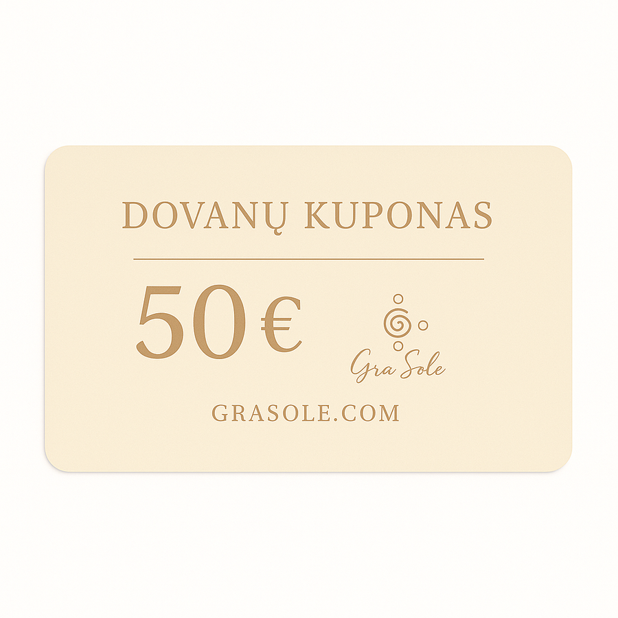50 eur vertės dovanų kuponas