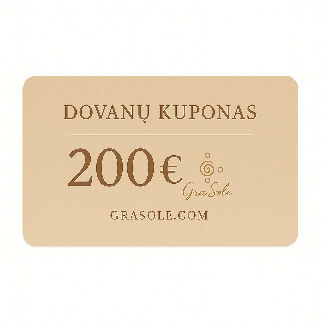200 eur vertės dovanų kuponas