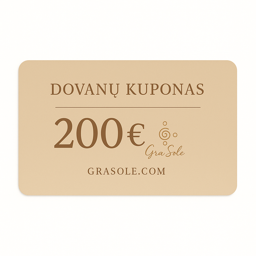 200 eur vertės dovanų kuponas