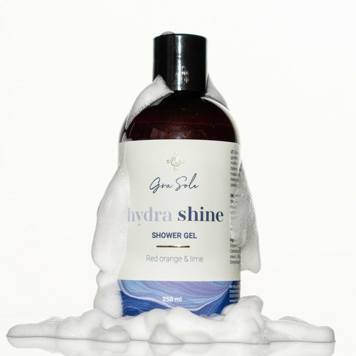 -10% KŪNO PRAUSIKLIS, HYDRA SHINE 250 ML.