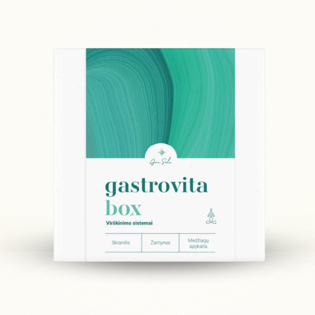 GraSole Gastrovita Box – produktų rinkinys skrandžio, žarnyno ir virškinimo sistemos palaikymui.