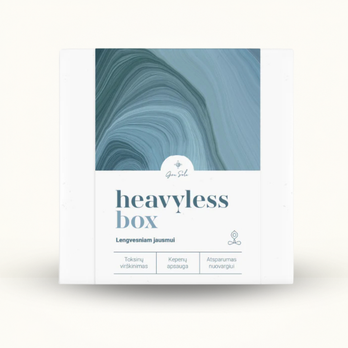 Heavyless Box kepenų veiklai, organizmo valymui, toksinų šalinimui ir energingesnei savijautai palaikyti.