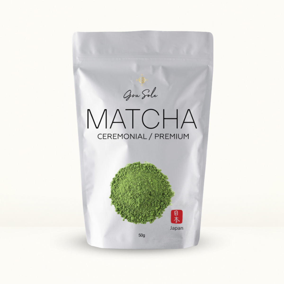 GraSole Matcha Ceremonial Premium – ceremoninės kokybės japoniška matcha arbata.