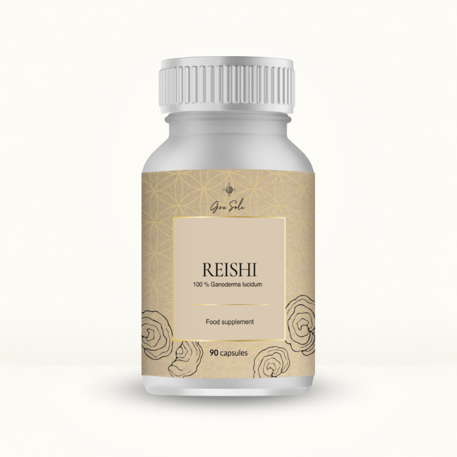 GraSole Reishi – maisto papildas su 100 % Ganoderma lucidum (Reishi) grybais, skirtas imuninės sistemos ir bendros organizmo gerovės palaikymui.