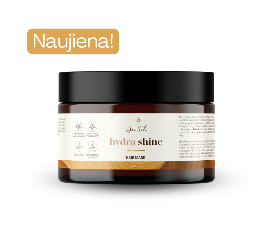 HYDRA SHINE HAIR MASK (PLAUKŲ KAUKĖ), 200 ML