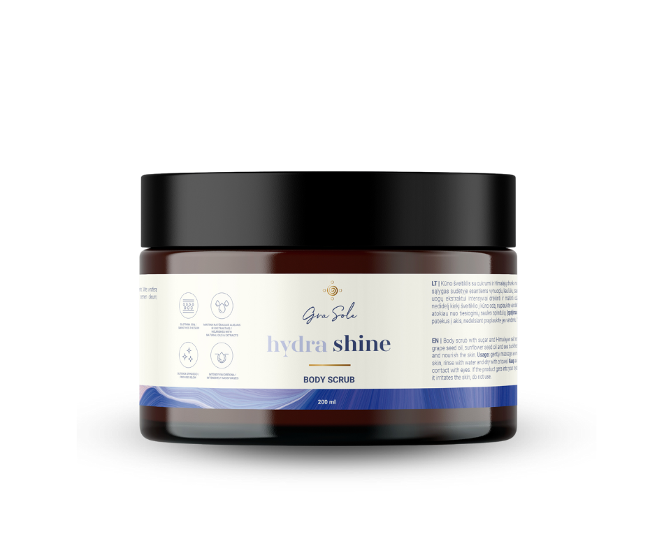 KŪNO ŠVEITIKLIS, HYDRA SHINE 200 ML