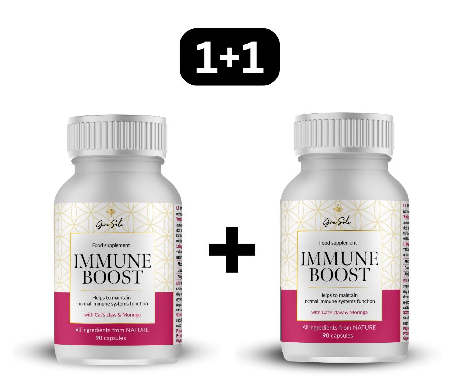 1+1 IMMUNE BOOST (MAISTO PAPILDAS)