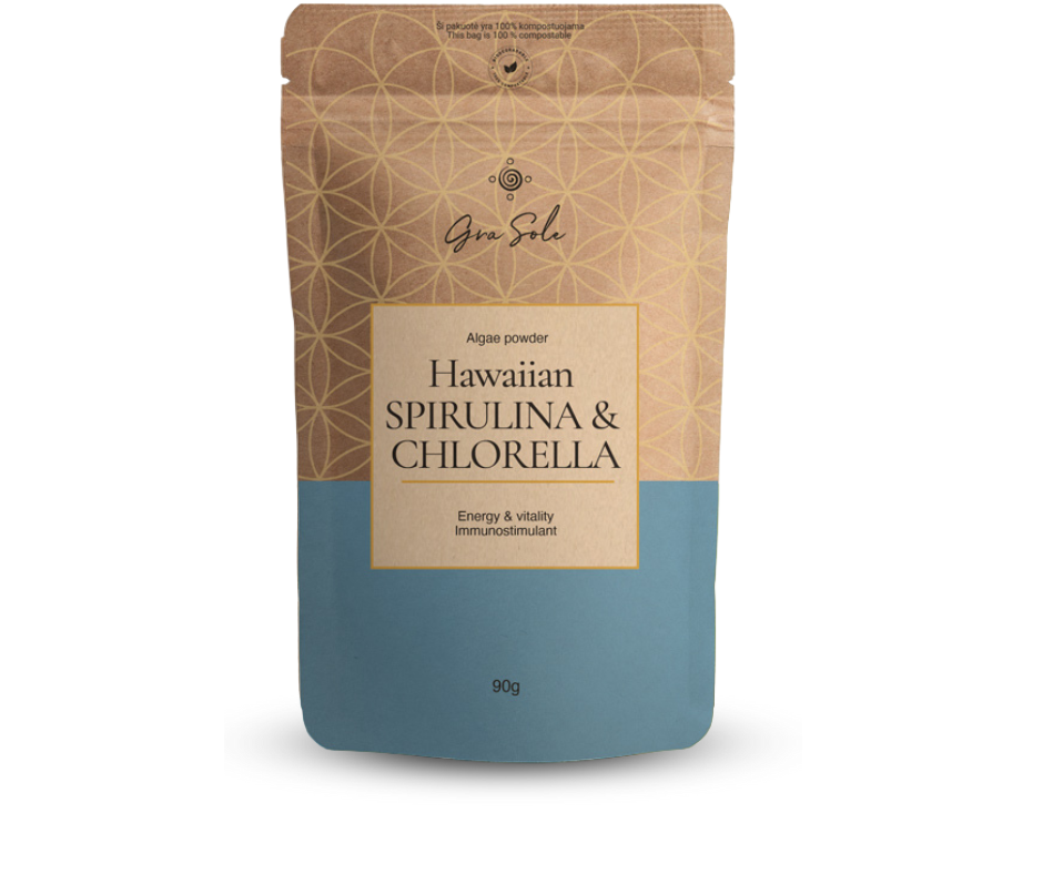 HAWAIIAN SPIRULINA & CHLORELLA.